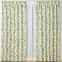 【在庫処分】スミノエ(Suminoe) カーテン グリーン 100×200cm スミノエ カーテン 遮光 2級 100×200cm 北欧 花柄 遮光カーテン クッカ